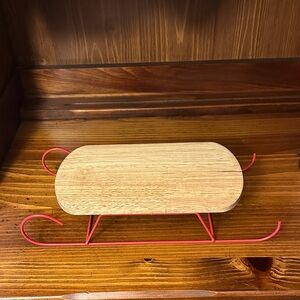 Wooden Sleigh Decor